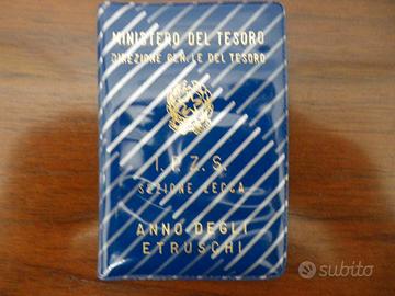 Moneta 500 Lire Argento "Anno Degli Etruschi" 1985