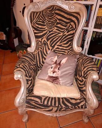 Poltrone Trono zebrata
