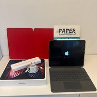 Ipad Pro 12,9” 2021 con tastiera logitech, pencil