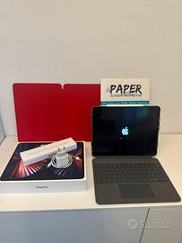 Ipad Pro 12,9” 2021 con tastiera logitech, pencil