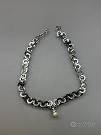 Collana Morellato “Eclipse“ in acciaio e perla