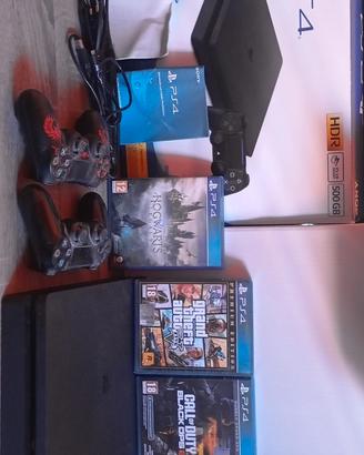 🎮 PS4 500GB + 2 CONTROLLER + 3 GIOCHI – COMPLETA