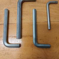 Set 4 chiavi a brugola