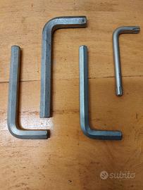 Set 4 chiavi a brugola