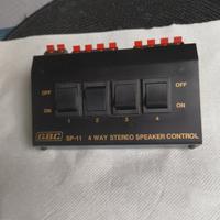 GBC sp-11 commutatore stereo HiFi speaker casse 