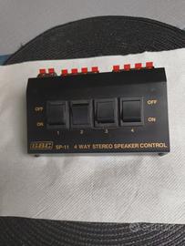 GBC sp-11 commutatore stereo HiFi speaker casse 