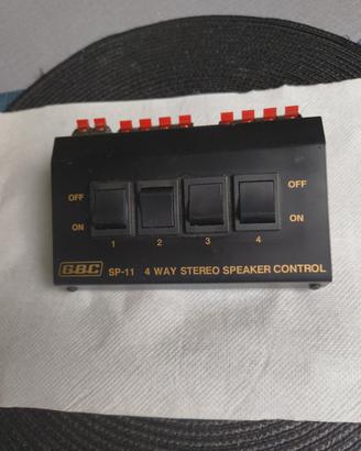 GBC sp-11 commutatore stereo HiFi speaker casse 