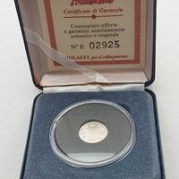 Moneta russa del 1919 da 10 copechi argento 500