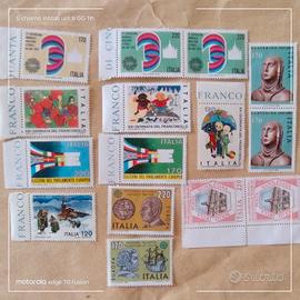 15 francobolli italiani nuovi 1979/80