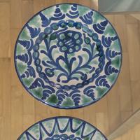 Piatti antichi ceramica Fajalauza di Granada.