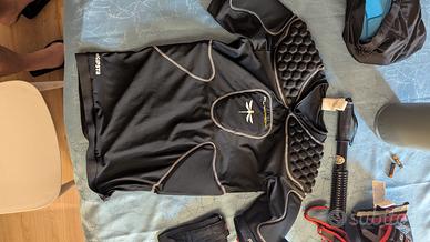 maglia protezione rugby con. imbottitura.