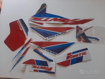 kit adesivi Fantic Mottard 50  Bianco anno 2018
