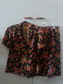 Tailleur fantasia di rose vintage