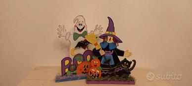 decorazioni in legno  tema Halloween 