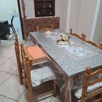 tavolo da cucina in legno massiccio fatta fare  d