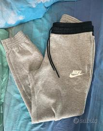pantaloni tuta nike grigi donna-tgXs