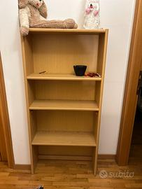 Libreria legno chiaro