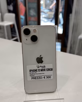 iPhone 13 mini 128GB bianco usato garanzia 