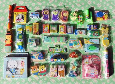 ♥ VINTAGE 1990 35 Gomme gommine animali SIGILLATE