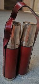 Coppia fiaschette porta liquori vintage