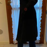 Cappotto elegante da donna nero lungo