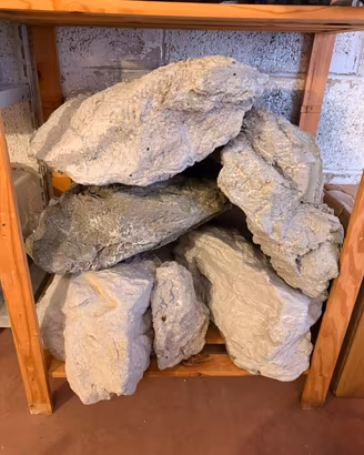 Rocce in resina per acquario