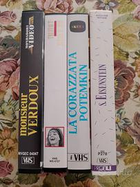 Lotto 4 VHS Cinema D'Autore (Collezione Vintage)