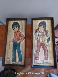 Quadri in cornice legno 