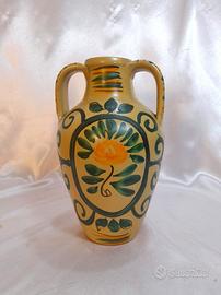 Bummulo, anfora, in ceramica policroma di Caltagir