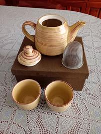 Set Tisaniera con 2 tazze