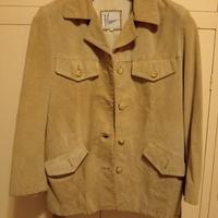 giacca donna in vera pelle scamosciata 