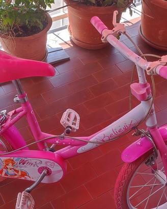 bicicletta bambina Winx anni 4/6