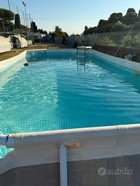 PISCINA FUORI TERRA COME DA FOTO.