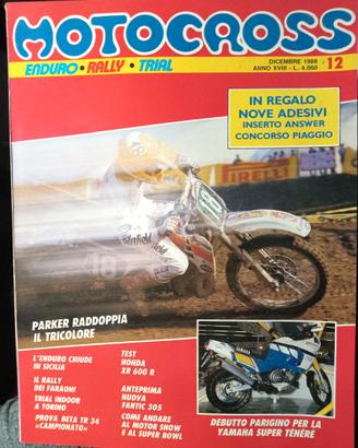 Rivista MOTOCROSS numero 12 del 1988