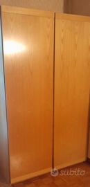 armadio modulare in legno