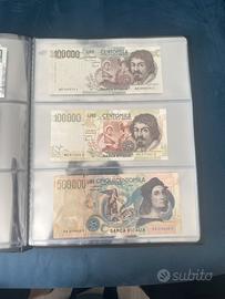 Collezione completa Banconote Lira Banco d’italia
