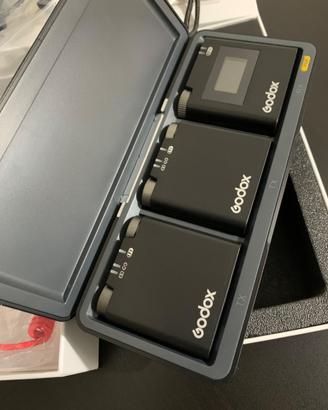 GODOX VIRSO M2 Microfoni Wireless 2,4GHz 200 Metri