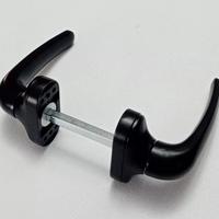 Maniglia nera per infissi in alluminio Coppia