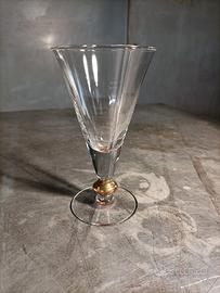 Bicchiere di cristallo anni 40