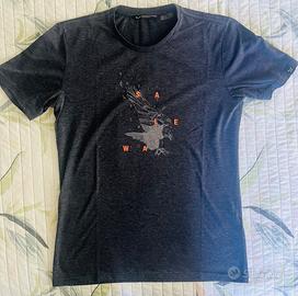 T-shirt uomo Salewa t. Xs colore grigio