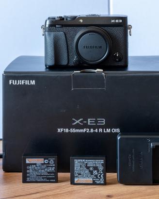 Fujifilm X-E3 nera 