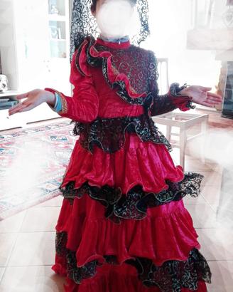 Costume spagnola bimba 5/6 anni