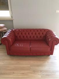 Divano pelle charleston 2 posti