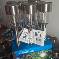 12 Paletti solari Hepoluz – 1 LED – Acciaio