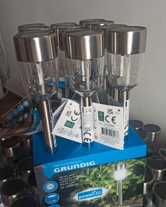 12 Paletti solari Hepoluz – 1 LED – Acciaio