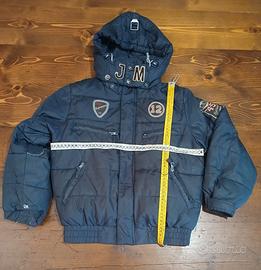 Giubbotto caldo, morbido blu tg. 8 anni bimbo