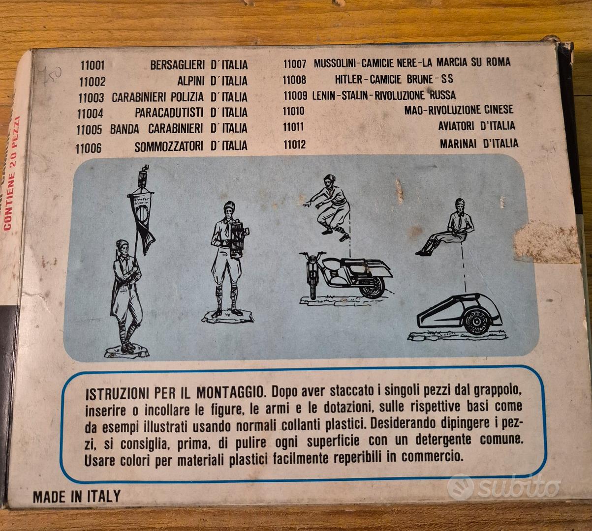 Soldatini atlantic 11007 la marcia su Roma sc.1/32 - Collezionismo In vendita a Pistoia