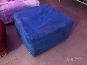 Pouf letto singolo cubo