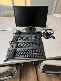 MONITOR AOC 27 POLLICI + 4  TASTIERE E MOUSE