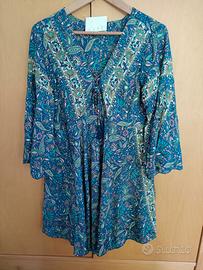 blusa/ camicia/vestito corto stile indiano